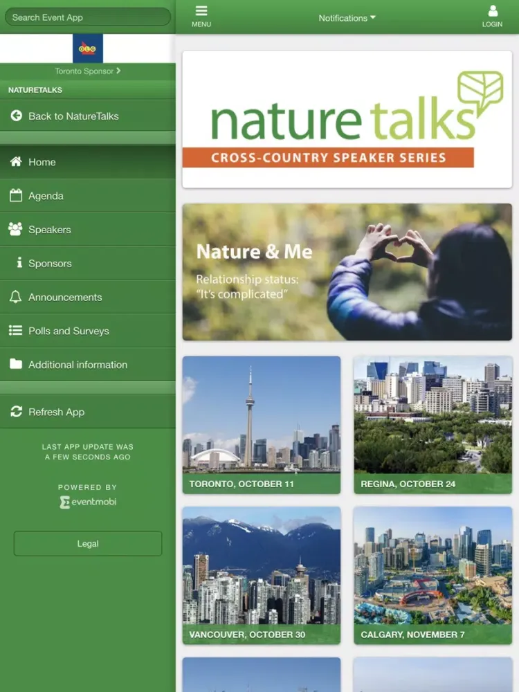 NatureTalks iPad  Screenshots