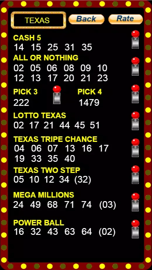 Lotto Number Generator Screenshots
