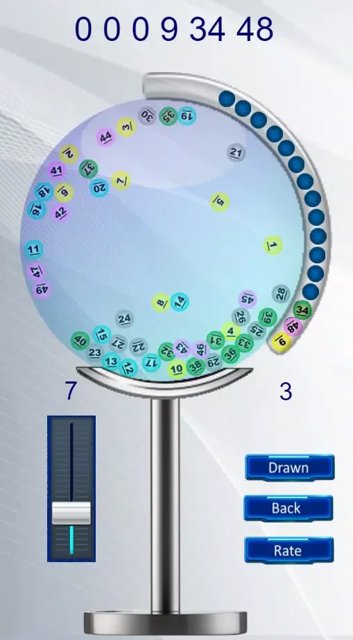 Captures d'écran de 6/49 Lotto Machine