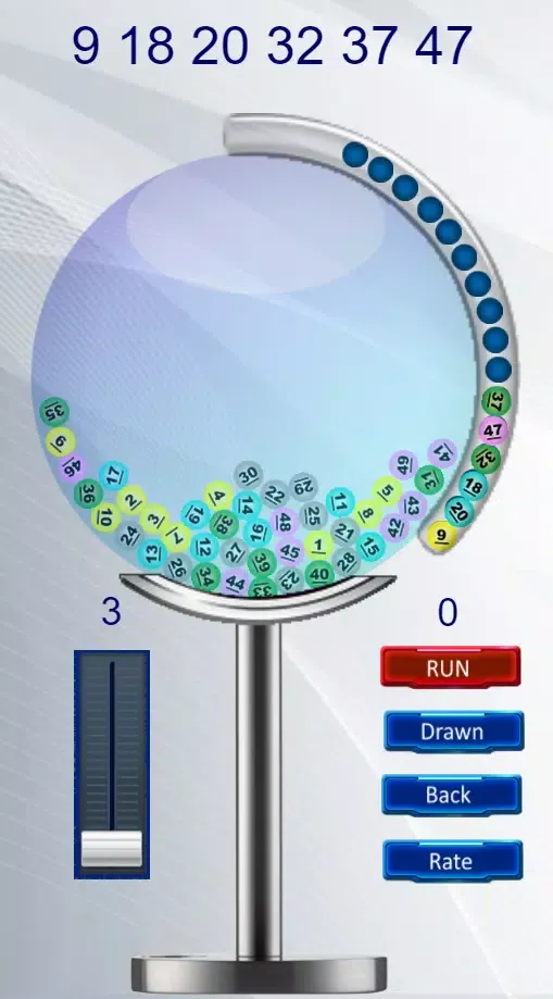 Captures d'écran de 6/49 Lotto Machine