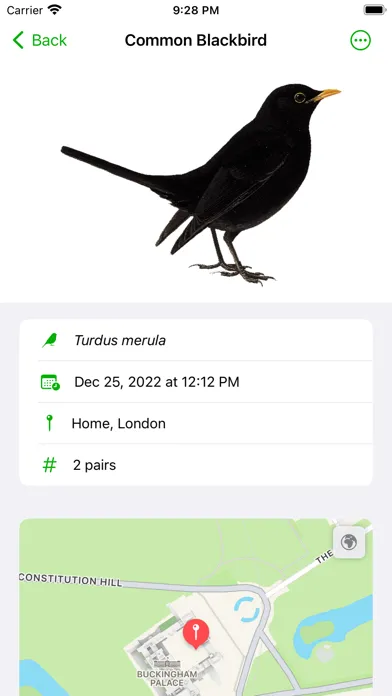 Tangkapan layar Life List by NatureGuides