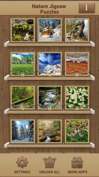 Capturas de tela do Nature Jigsaw Puzzles