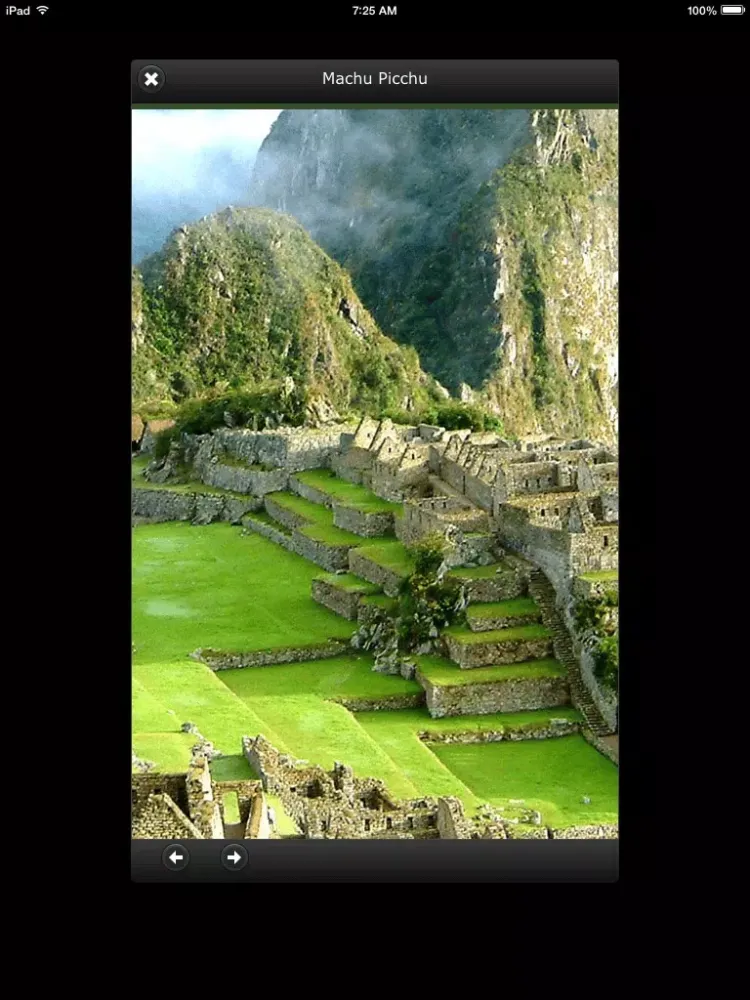 Machu Picchu trail map offline iPad 应用截图