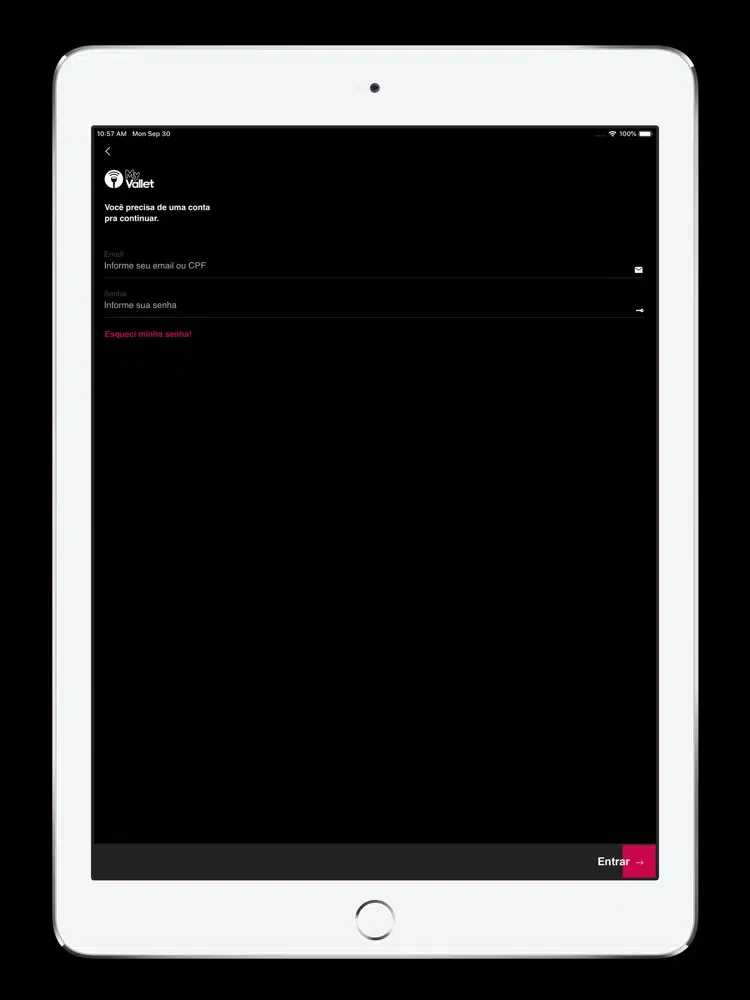 My Vallet iPad 应用截图