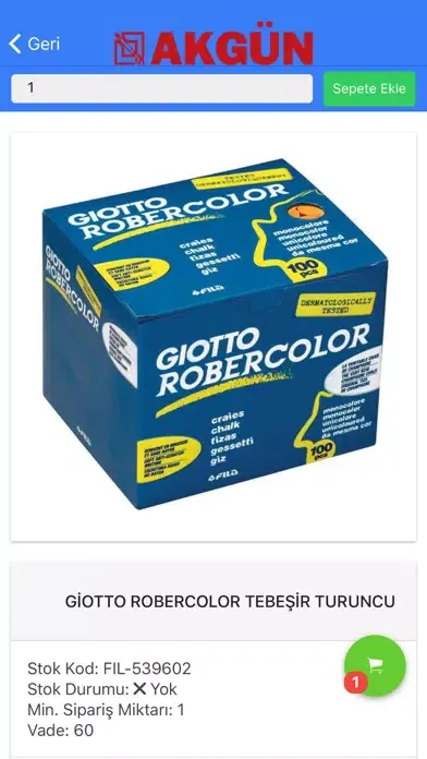 Zrzuty ekranu Akgün B2B