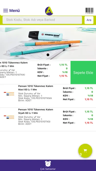 Ảnh chụp màn hình của Aral Ofis
