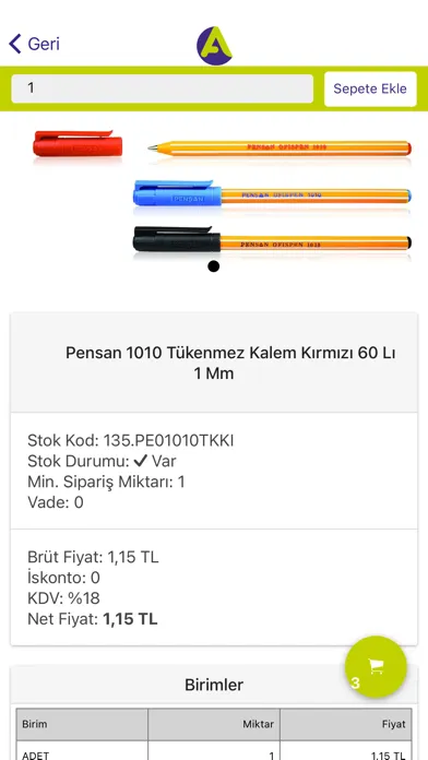 Ảnh chụp màn hình của Aral Ofis