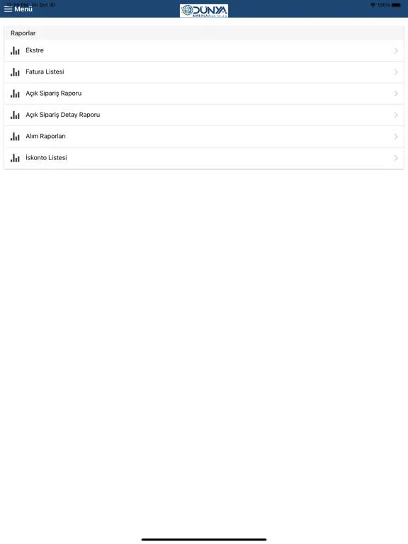 Dünya Ambalaj B2B iPad  Screenshots