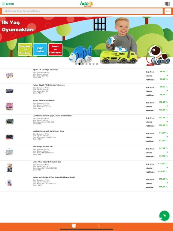 Zrzuty ekranu Hak-İş B2B iPad 