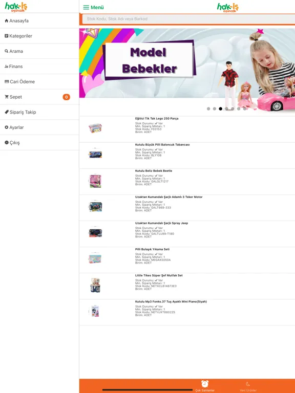 Zrzuty ekranu Hak-İş B2B iPad 