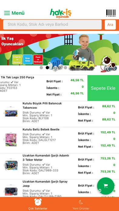 Zrzuty ekranu Hak-İş B2B