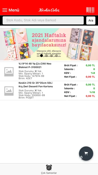 Keskin Color B2B Ekran Görüntüleri