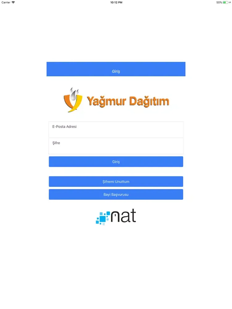 Скриншоты Yağmur B2B iPad 