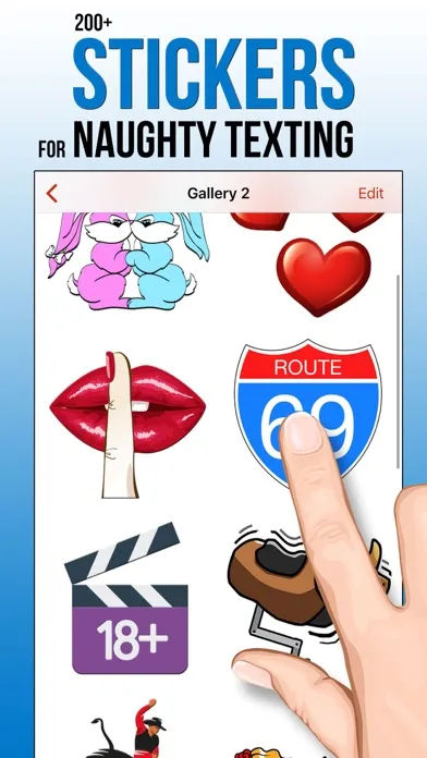 تصاویر Naughtify™ Sexy Adult Stickers