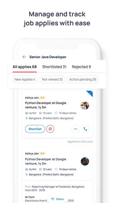 تصاویر Naukri Recruiter