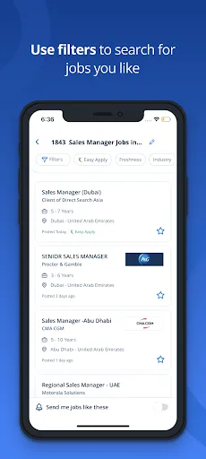 Naukrigulf - Job Search App Screenshots
