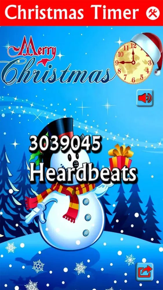 Скриншоты 2016 Christmas Clock Countdown Timer-Snow Globe Xmas day counter