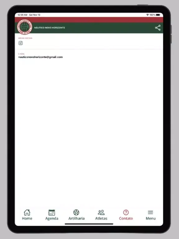Náutico Novo Horizonte iPad 應用截圖
