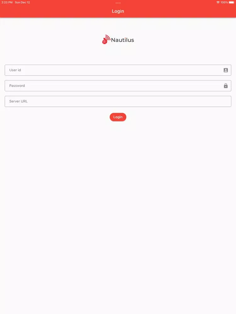 Screenshot di Nautilus Phone iPad 