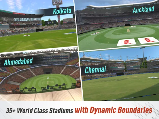 ภาพหน้าจอของ Real Cricket Swipe iPad 