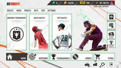 ภาพหน้าจอของ Real Cricket Swipe