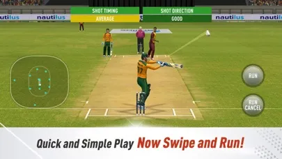 ภาพหน้าจอของ Real Cricket Swipe