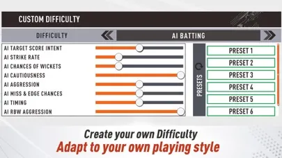 ภาพหน้าจอของ Real Cricket Swipe