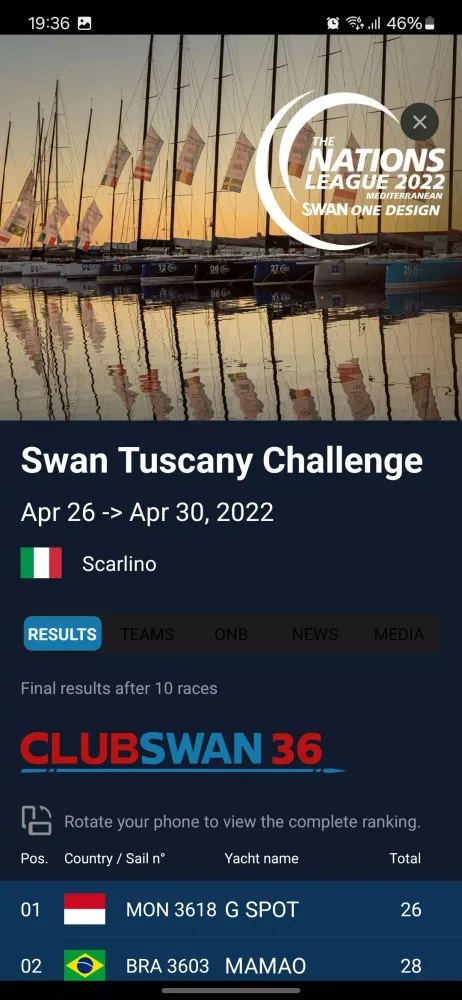 Capturas de pantalla de Nautor Swan