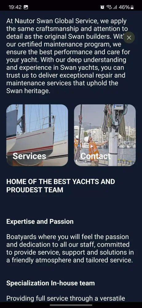 Capturas de pantalla de Nautor Swan