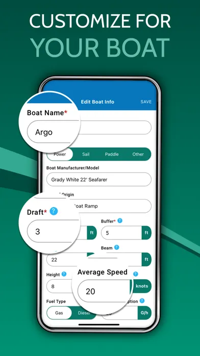 ภาพหน้าจอของ Argo - Boating Navigation