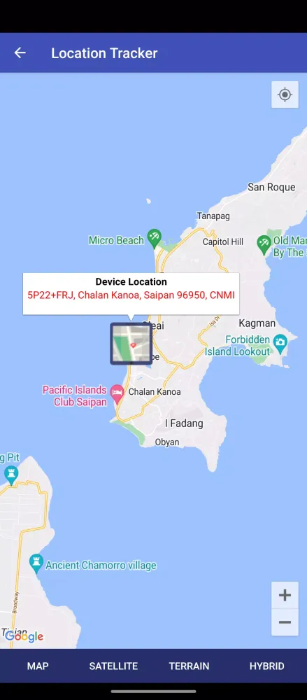 Ảnh chụp màn hình của Mobile Tracker for Android