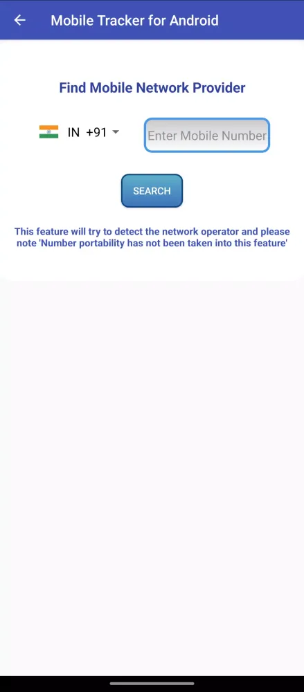 Ảnh chụp màn hình của Mobile Tracker for Android