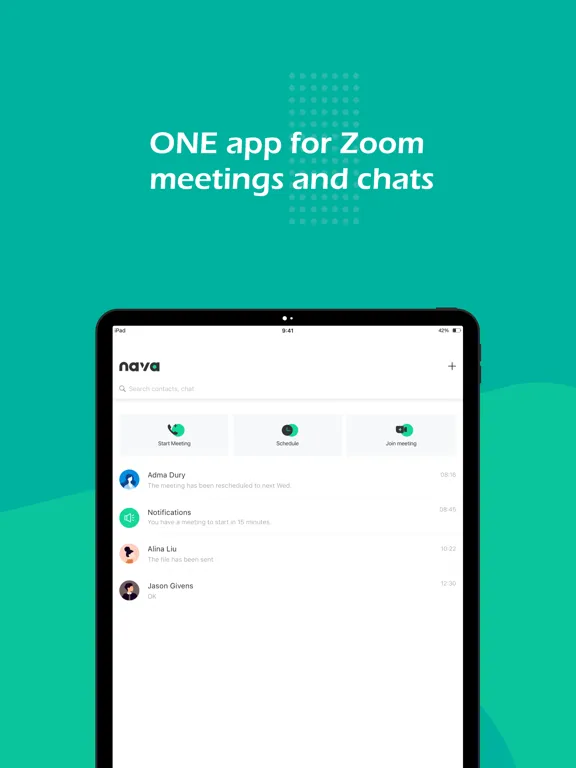Nava Meeting iPad  Screenshots