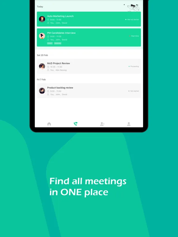 Nava Meeting iPad  Screenshots