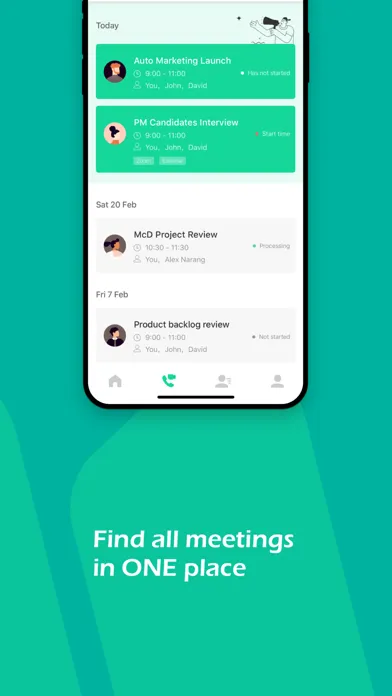 Nava Meeting Screenshots