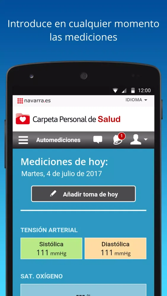 Carpeta Personal de Salud Screenshots