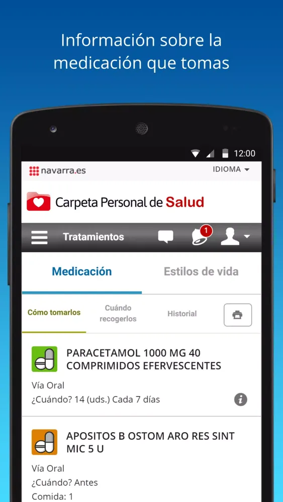 Carpeta Personal de Salud Screenshots