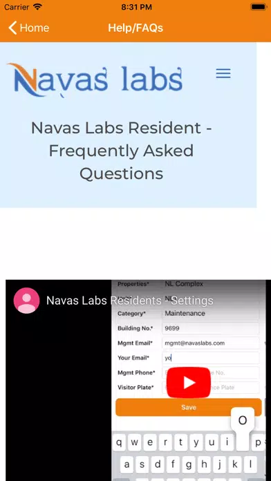 Navas Labs - Residents Screenshots