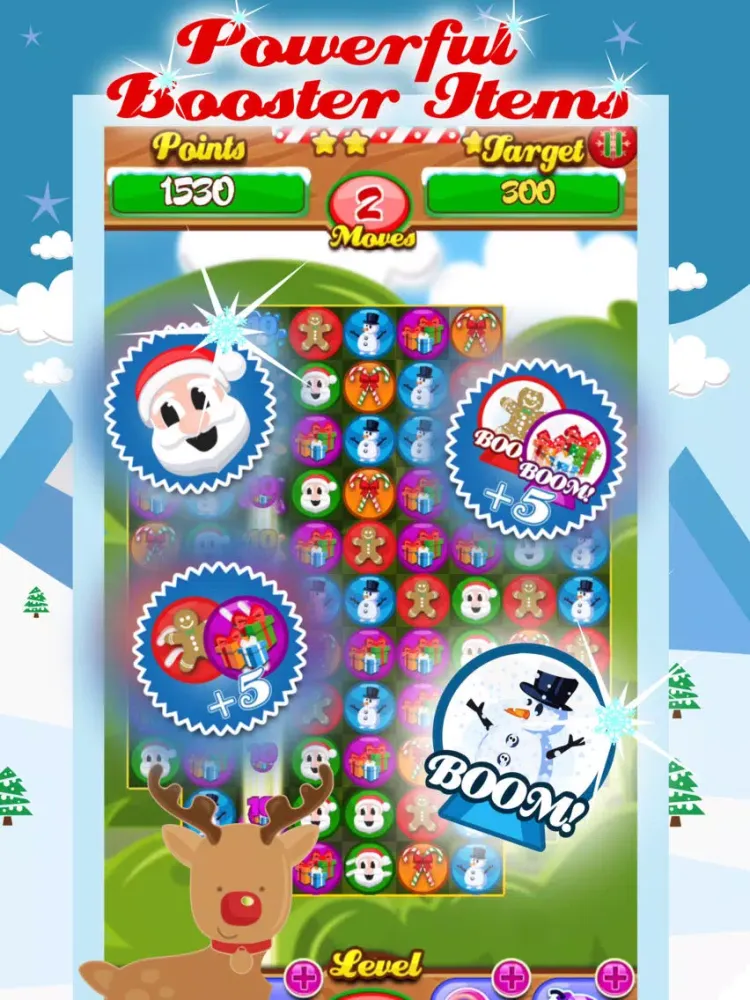 Screenshot di Santa Pops - Match3 iPad 