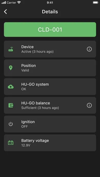 Скриншоты HU-GO Status