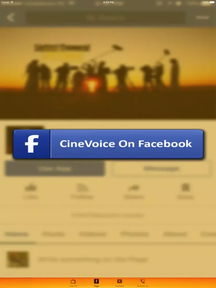 Captures d'écran de Cine Voice iPad 