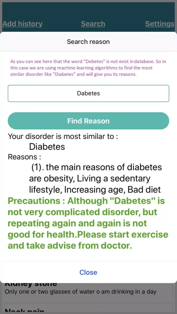 Disorder and its reasons應用截圖