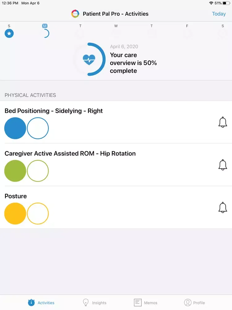 Capturas de pantalla de Patient Pal Pro iPad 