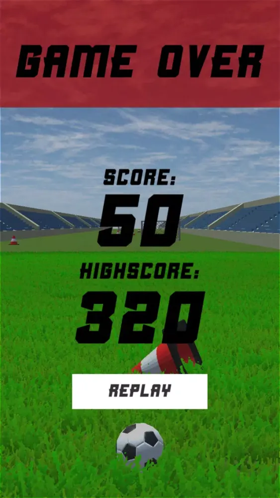 Ảnh chụp màn hình của Soccer Slalom