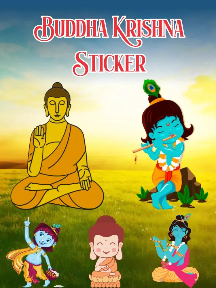 Ảnh chụp màn hình của Buddha Krishna Emojis iPad 