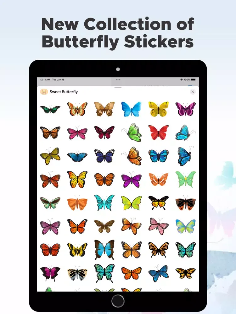 صور Butterfly Emojis iPad 