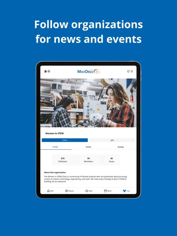 Скриншоты MavEngage Mobile iPad 