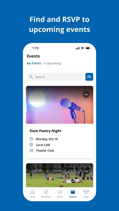 Скриншоты MavEngage Mobile