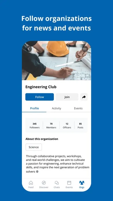 Скриншоты MavEngage Mobile