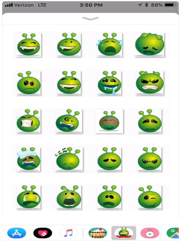 صور Alien Smile SMS iPad 